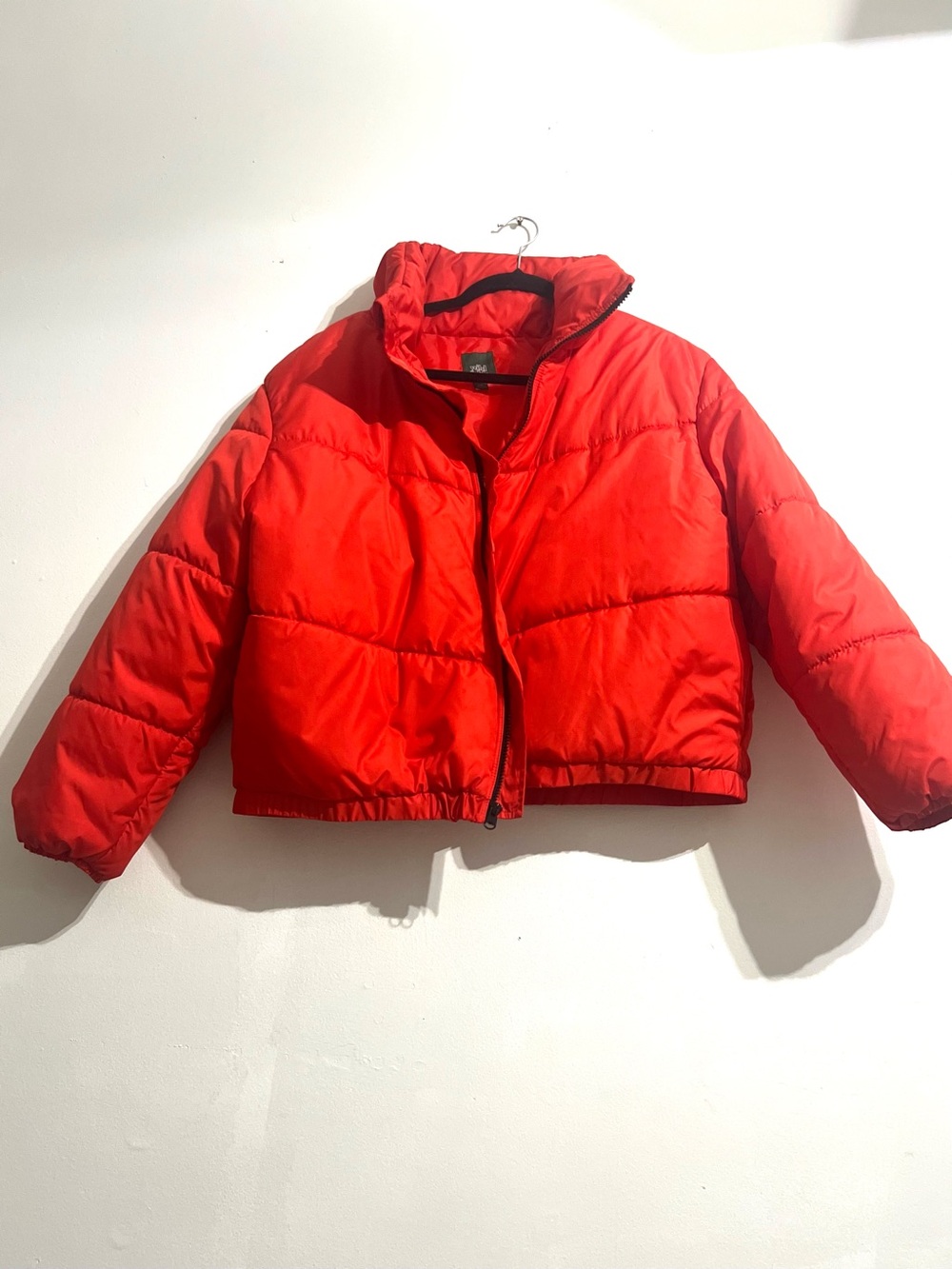 wild fable Red Cropped Puffer Jacket